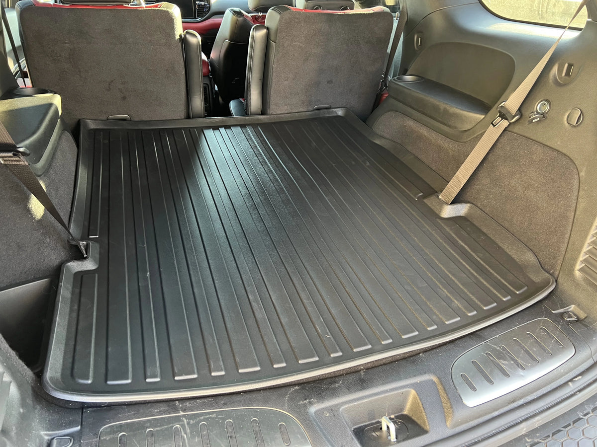 Black 3D Shaped Custom Fit Cargo Mat for Dodge Durango I998849