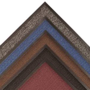 Blue Indoor Carpeted Entry Mat with Vinyl Backing Y339