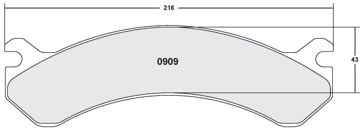 Rear Disc Brake Pads Y8073