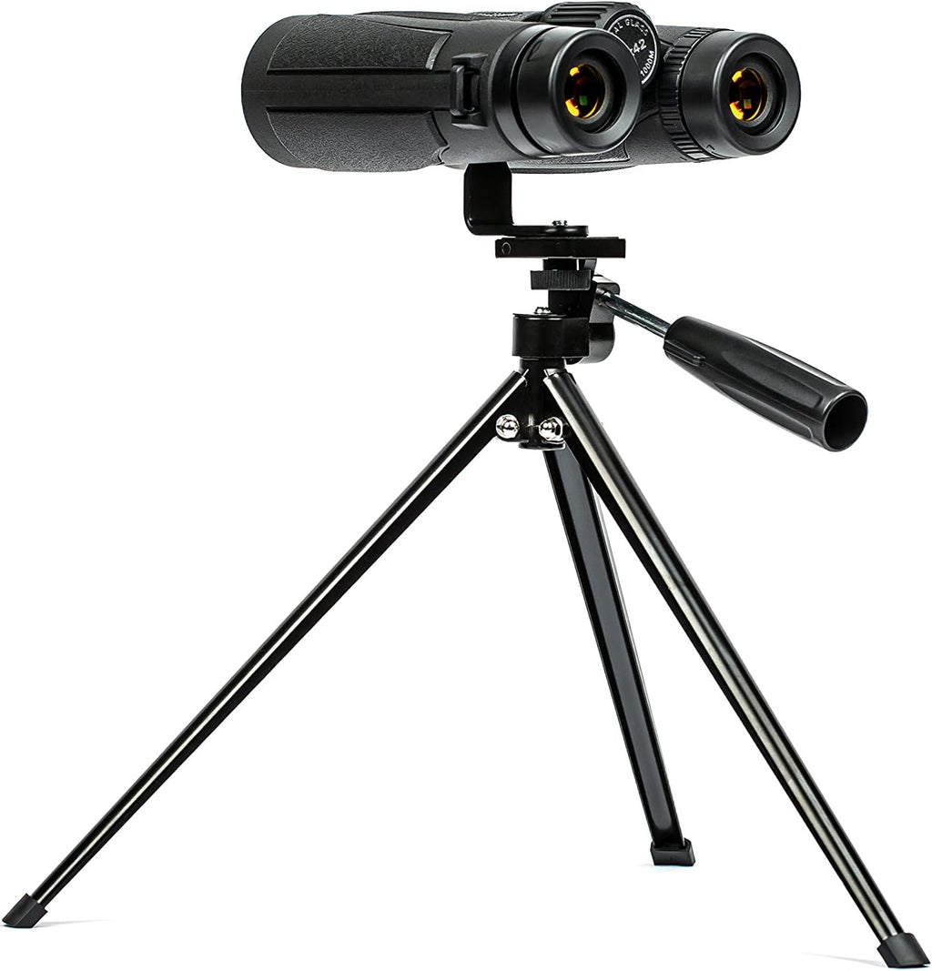 10x42 Waterproof Binoculars with Tripod, Smartphone Adapter, Carrying Bag G1527
