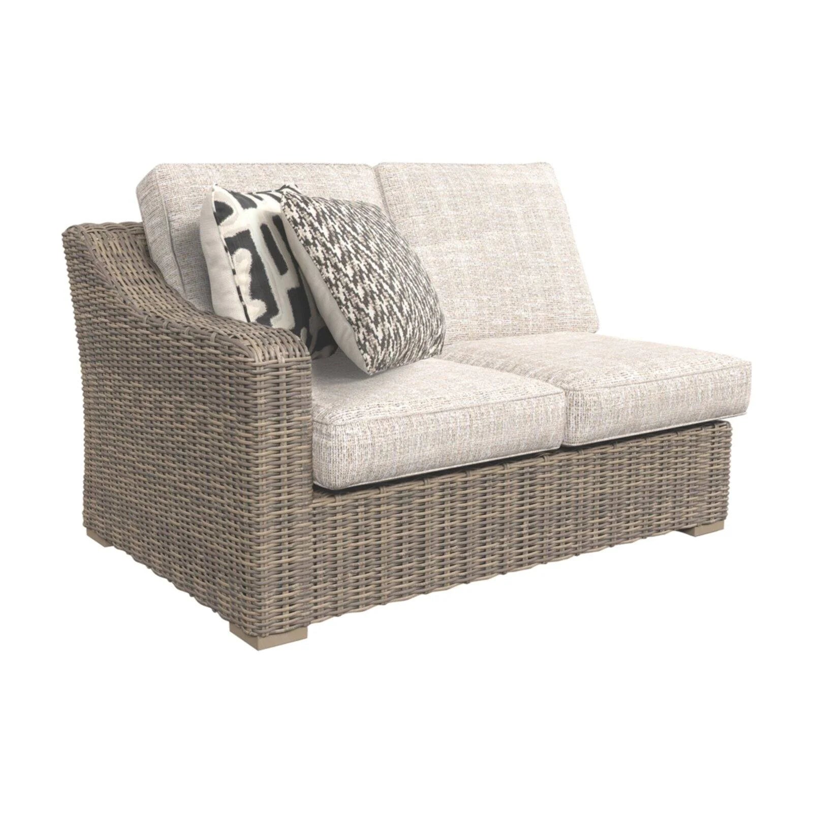 Beige 2 Piece Patio Loveseat Set E336701
