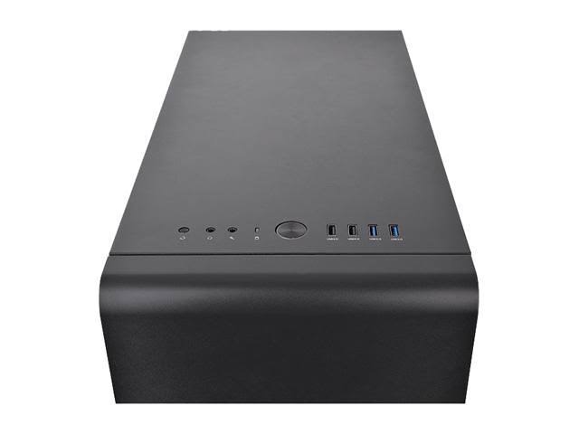 Black Tempered Glass Mid-Tower Chassis P81747