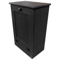 Antique Sage Wooden Trash Bin N11013