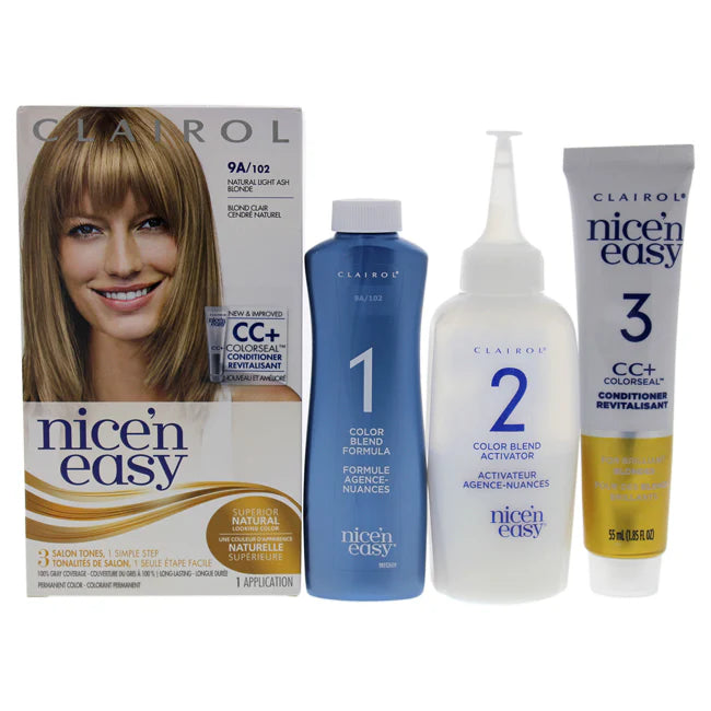 Natural Light Ash Blonde Permanent Hair Color K39552