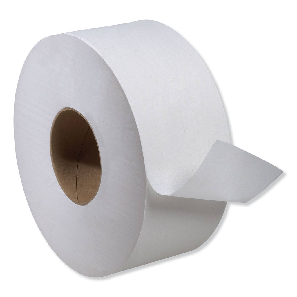 Jumbo Bath Tissue, 1-Ply, White, 2,000 ft, 12 Roll Z4208