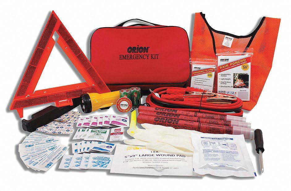81 Pcs Roadside Emergency Kit A146