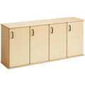 4 Sections Stacking Lockers D67782