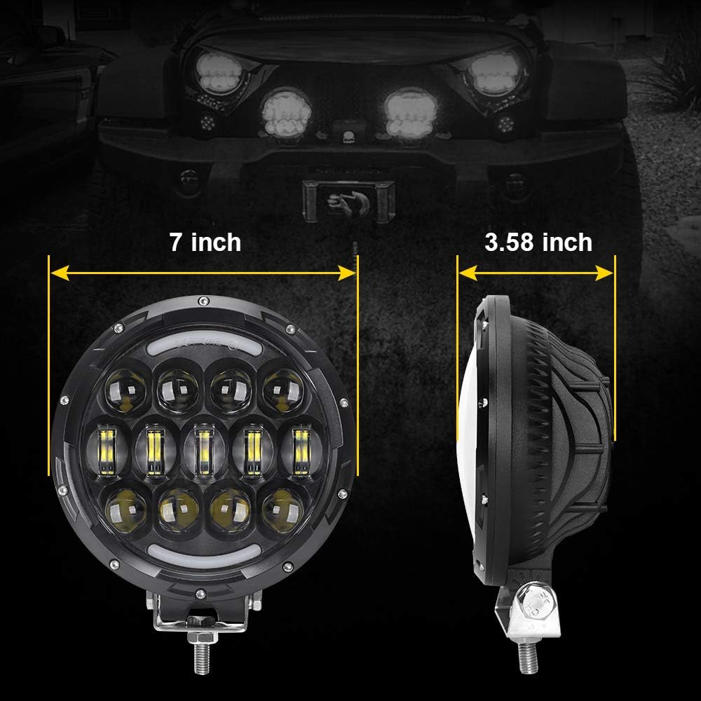 105W 7 Inch Round LED Driving Light Waterproof I253998