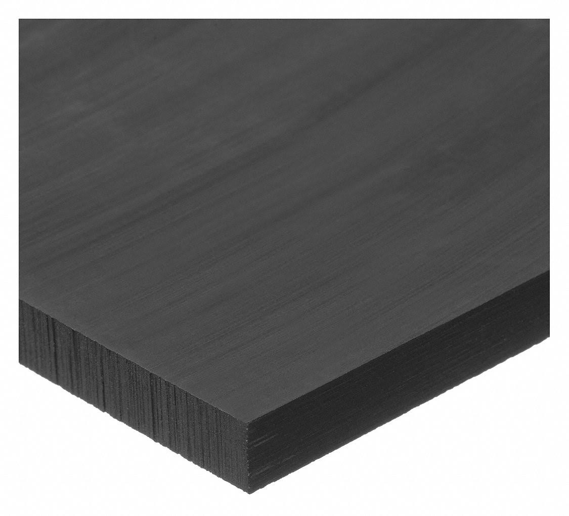 Black UHMW Polyethylene Plastic Sheet I4159
