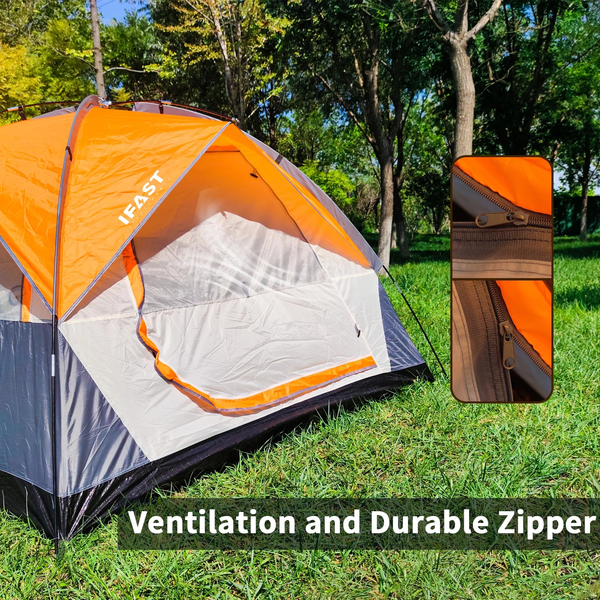 2-3 Person Waterproof Camping Tent with Carrying Bag V29484