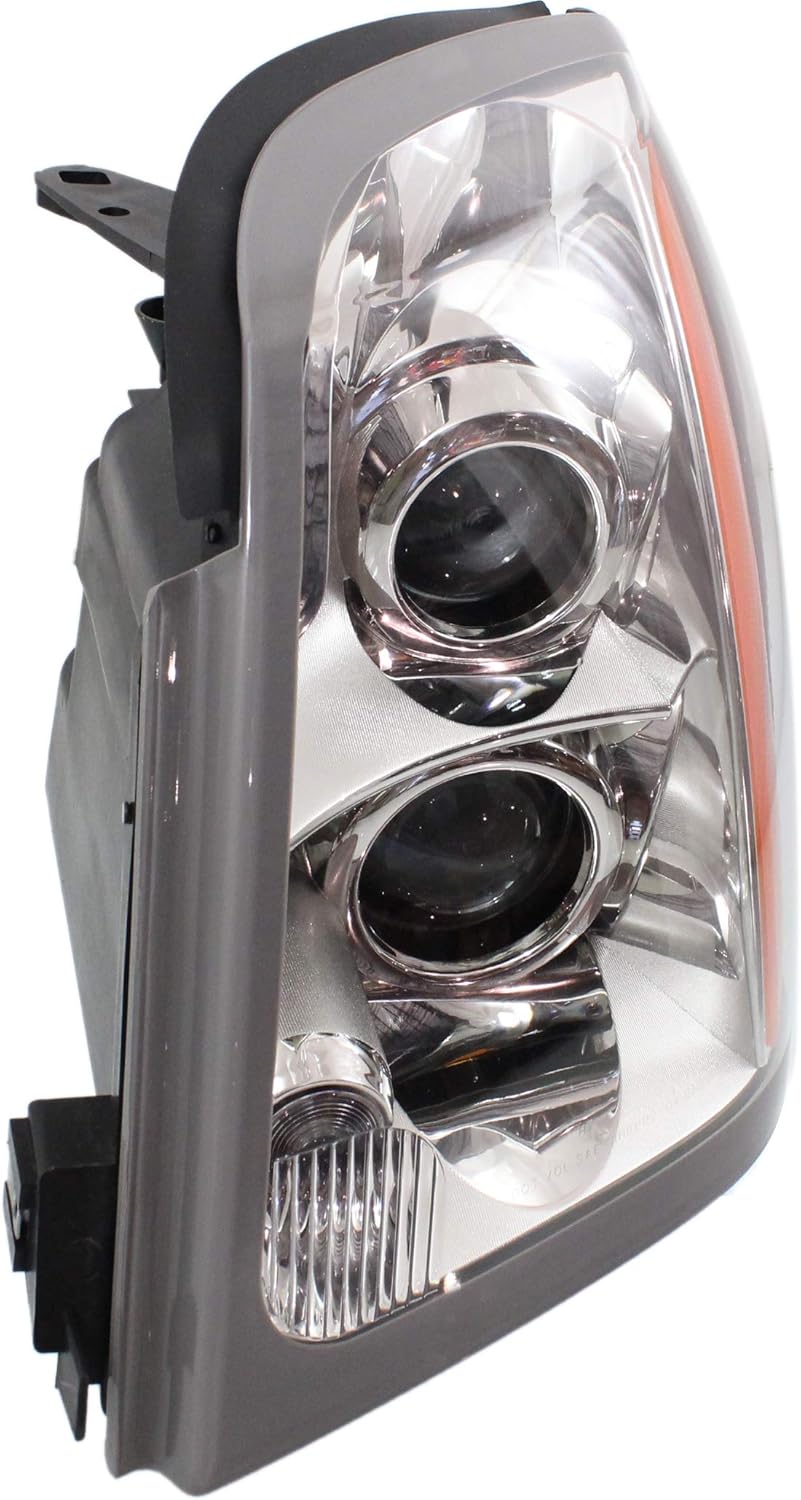 Headlight Assembly Compatible with 2004-2009 Cadillac SRX Halogen, Set of 2 C109