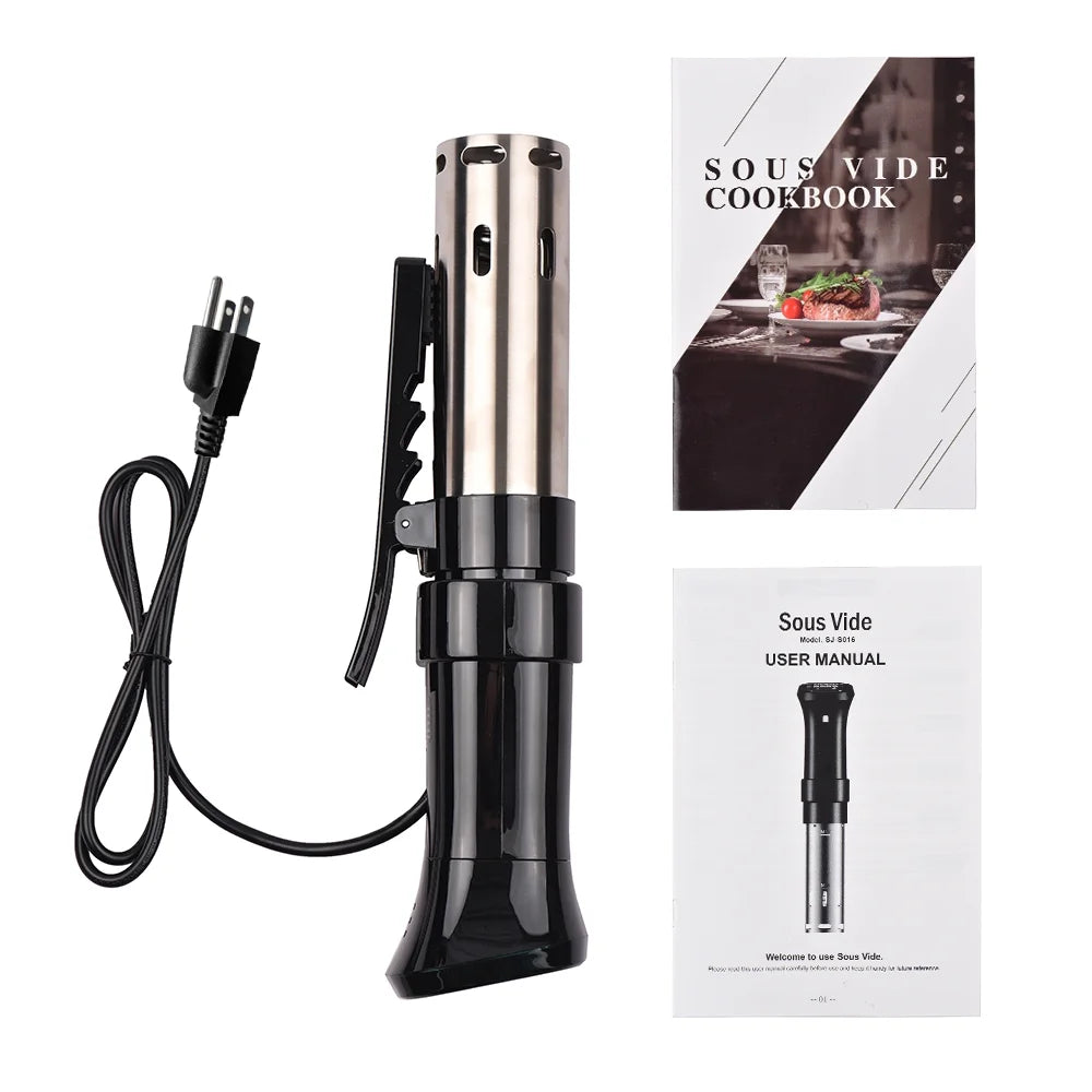 1100W Sous Vide Cooker Waterproof With Temperature Time Control Display G565094