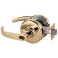 Bright Bronze Cylindrical Lock K44832