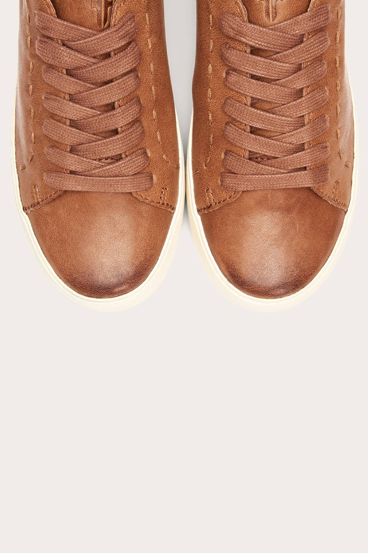Cognac Low Lace Shoes R704155