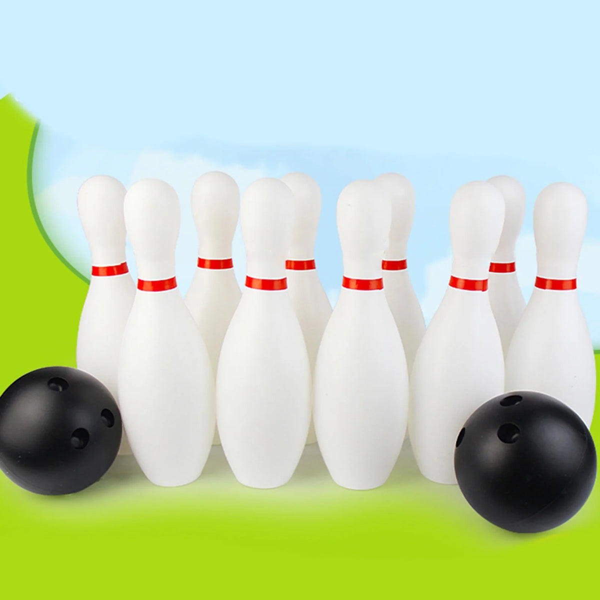 12 Pcs Toddler Kids Bowling Game Set N71664