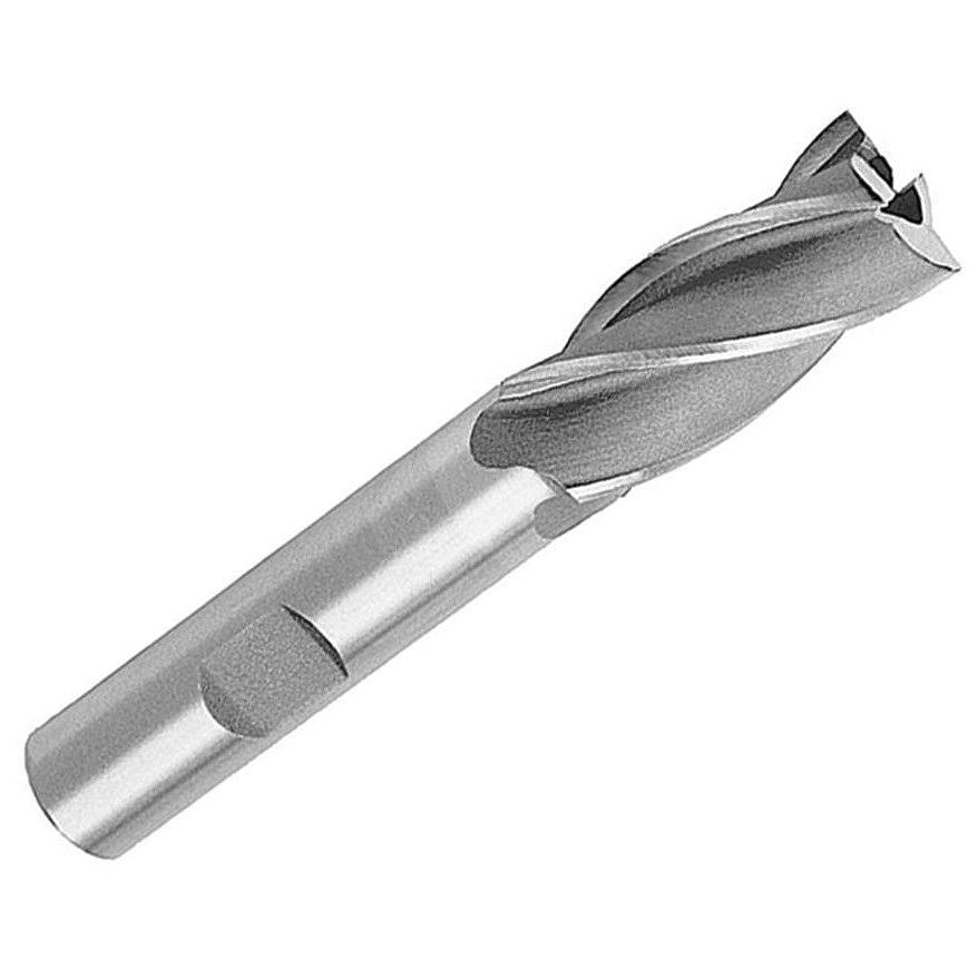 1-3/8x22 x 3/4x22 HSS 6 Flute Single End End Mill D855