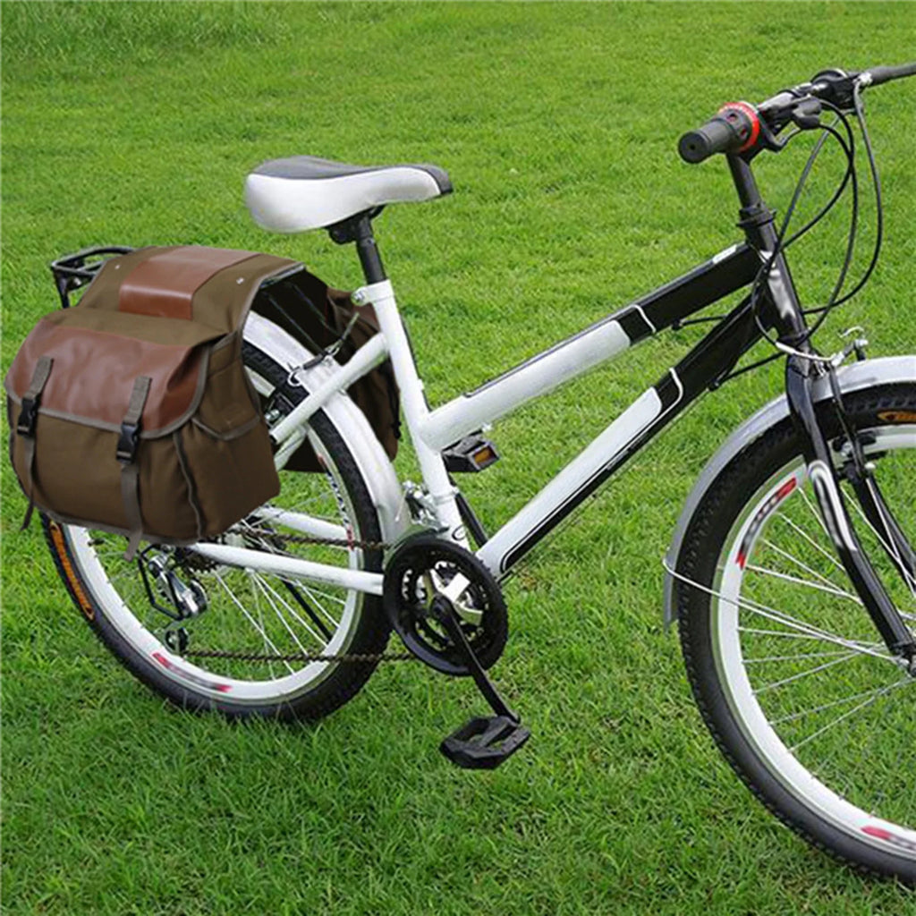 Waterproof Canvas Motorbike Saddle Bag Y410216