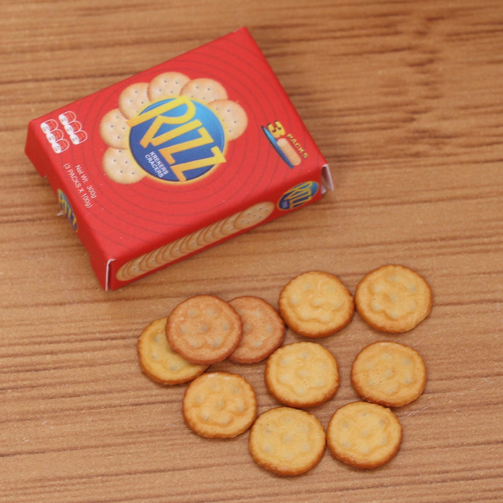 2PCS Mini 1/6 Scale Dollhouse Cookies With Boxes Pretend Play Food G545