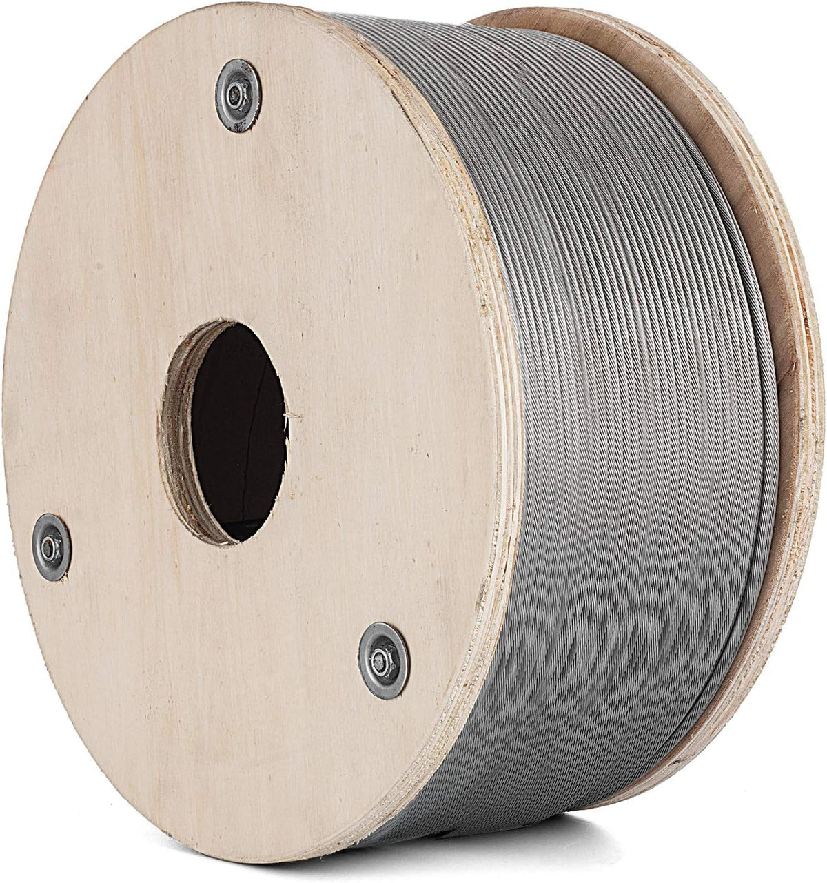 1/8" 1x19 Stainless Steel Wire Rope 1000ft Cable Railing F275407