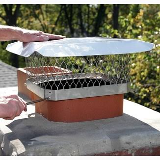 Stainless Steel Chimney Cap 13 x 17 inch Single Flue Q5355