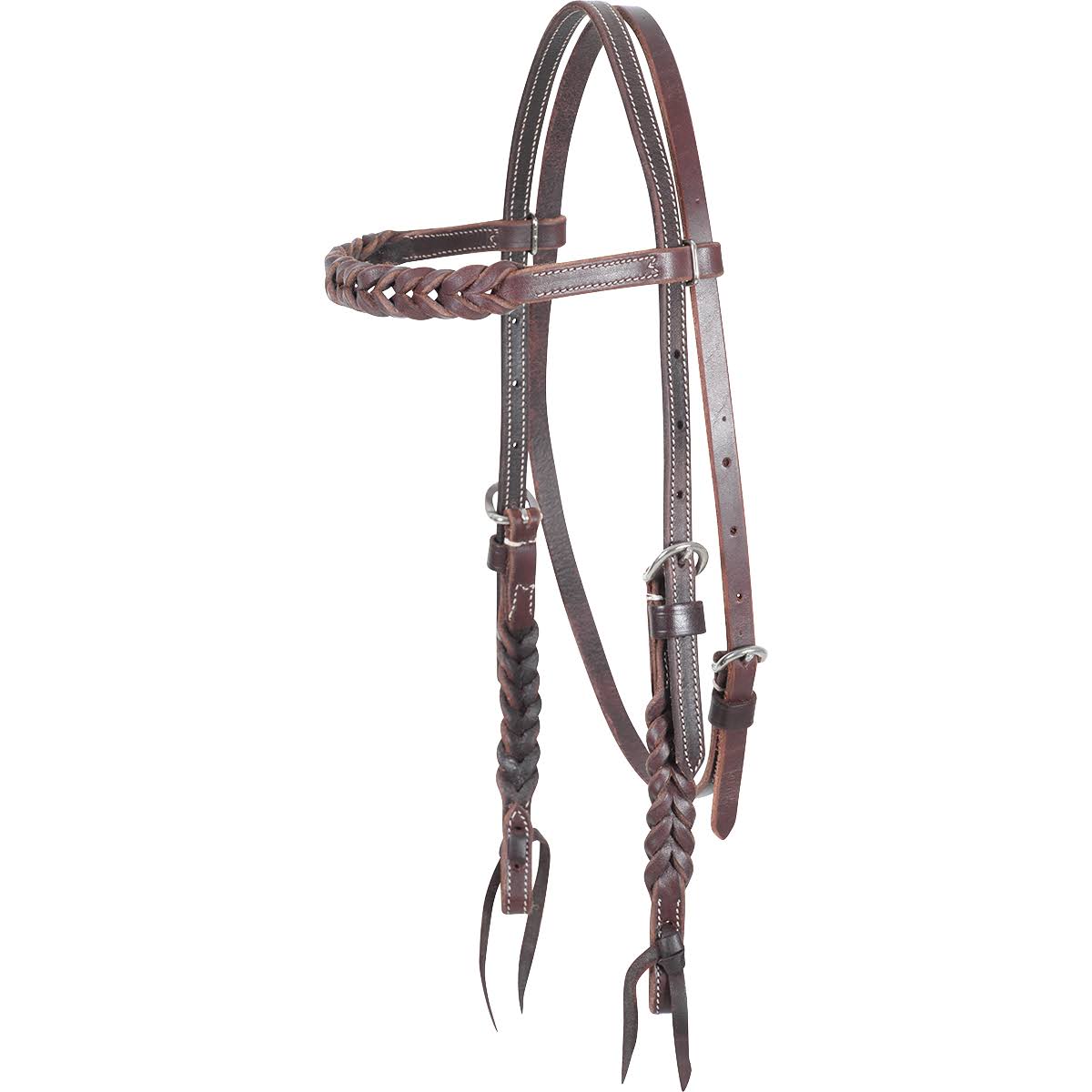 Browband Headstall with Blood Knots F7121