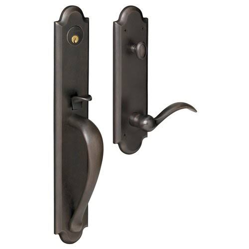 Satin Nickel Single Cylinder Handleset F764