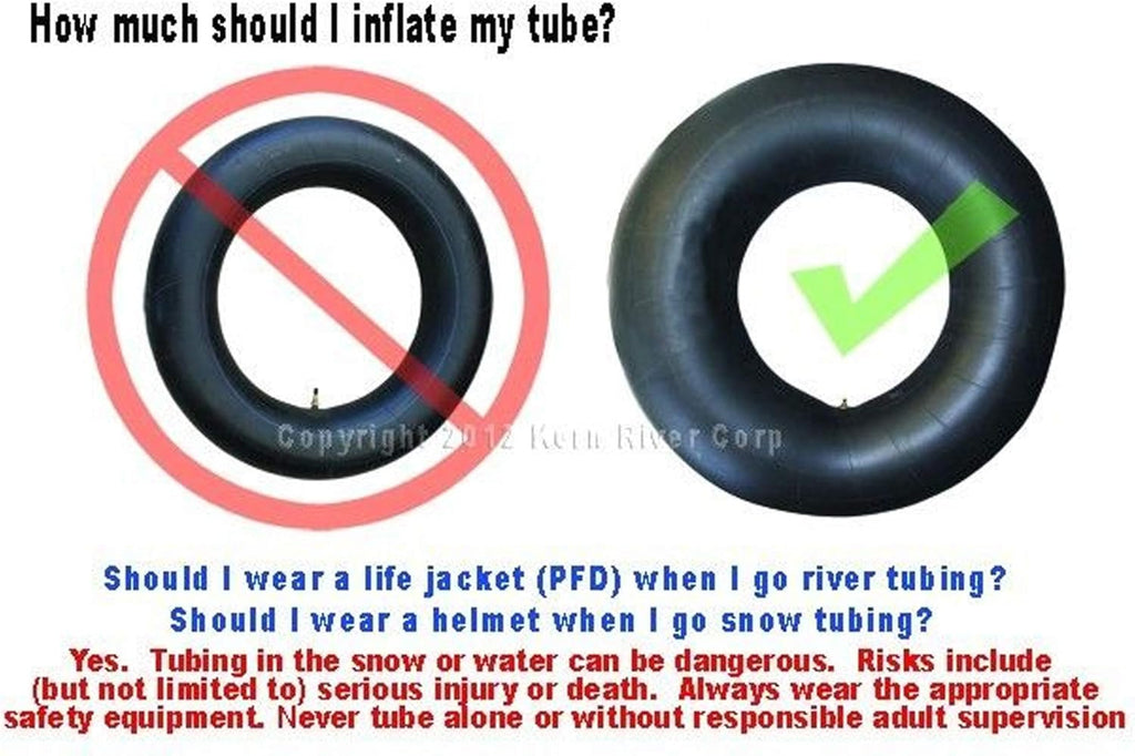 8 Pack 38" Rubber Snow Tube G105774