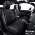 Black Faux Leather Seat Covers for Tacoma Crew Cab J511355