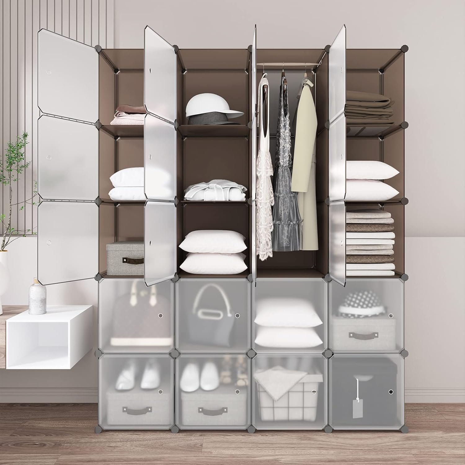 20-Cube Plastic Cube Storage Organizer E8814