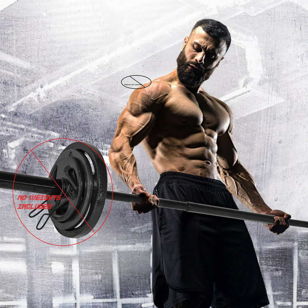 Olympic Weight Lifting Steel Bar Barbell 3 Piece C39150