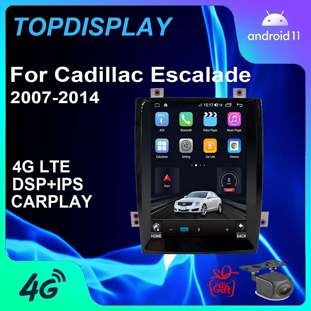 10.4inch Touch Screen Radio Navigation with Wireless Carplay Android Auto Z360396