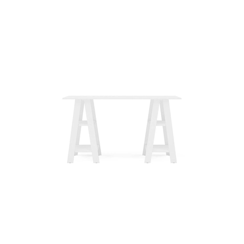 White Sawhorse Writing Desk H464117