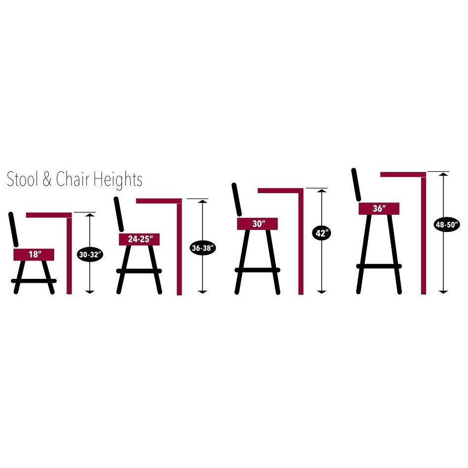 Chrome Double-Ring Swivel Bar Stool J9851