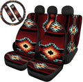 Pink Cow Print Universal Car Seat Covers Set U874