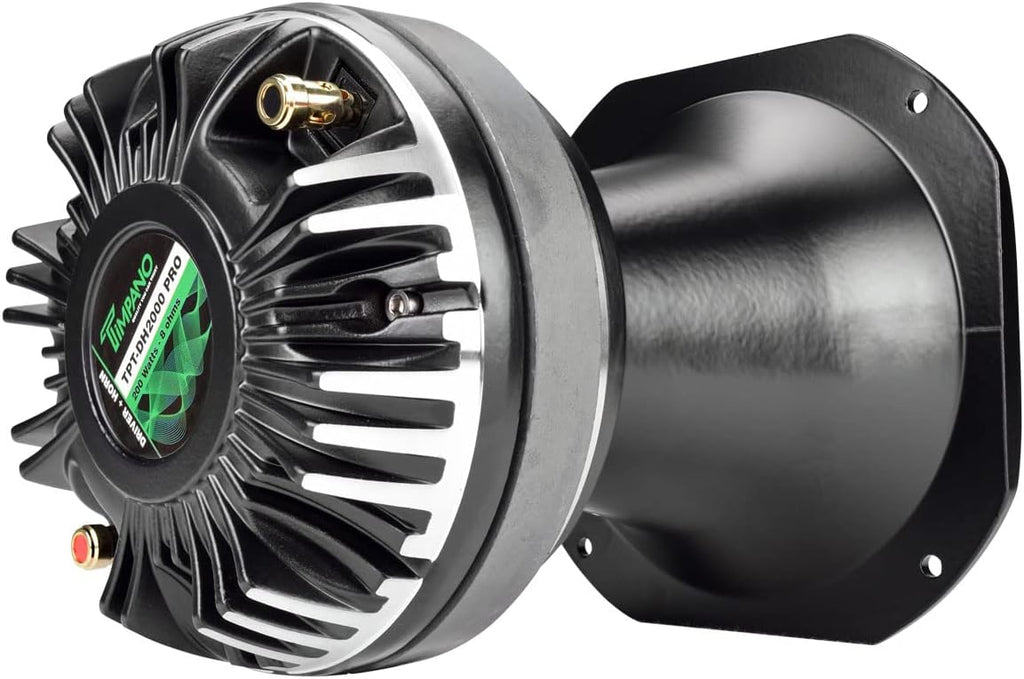 2" Exit Compression Driver Horn 8 Ohm Pro Audio Aluminum Horn Ferrite Driver Pack of 2 H857042