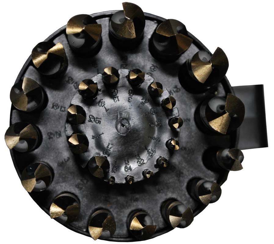 29 Pc HSS Black & Gold Jobber Drill Bit Set Z466