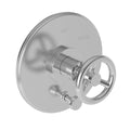 Balanced Pressure Tub & Shower Diverter Plate with Handle, Venetian Bronze Q950