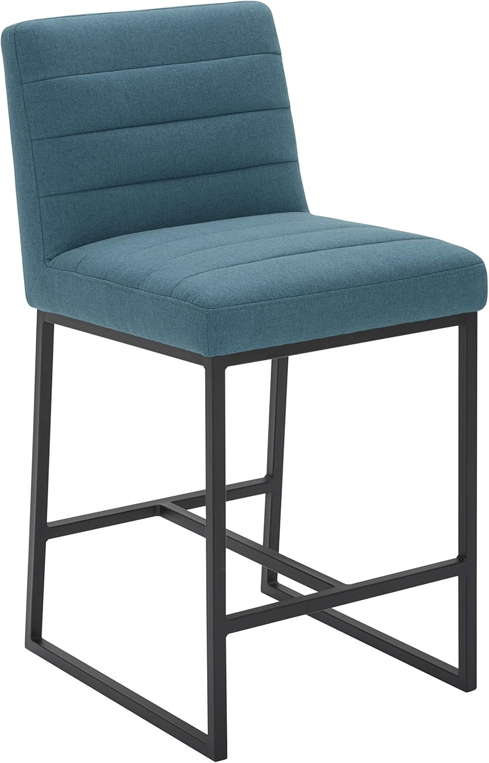 Dark Brown Faux Leather Counter-Height Stool Q7539