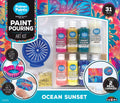 Ocean Sunset Acrylic Paint Pouring Art Activity Kit T8308
