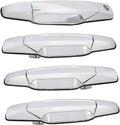 4pcs Chrome Exterior Door Handles Z4361