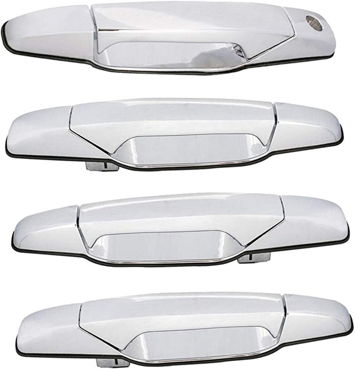 4pcs Chrome Exterior Door Handles Z4361