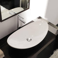 White Ceramic Vessel Bathroom Sink S843