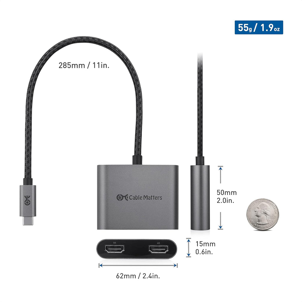 USB-C to HDMI Adapter in Gray M139