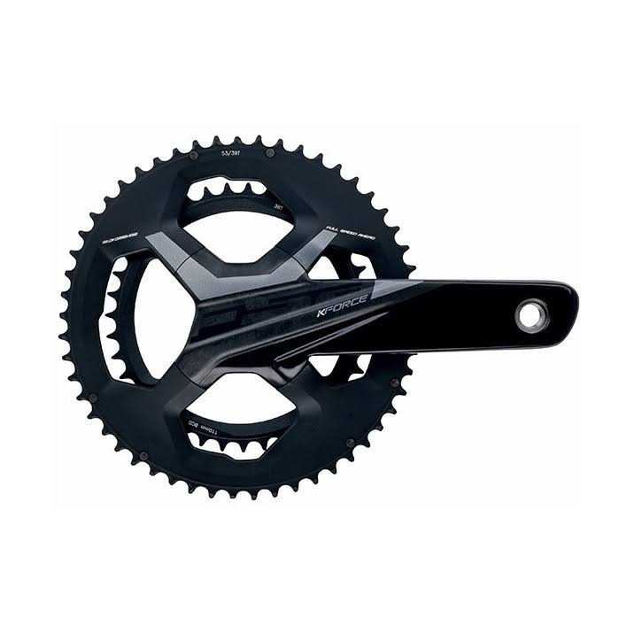 Black-Silver Carbon Chainset T132