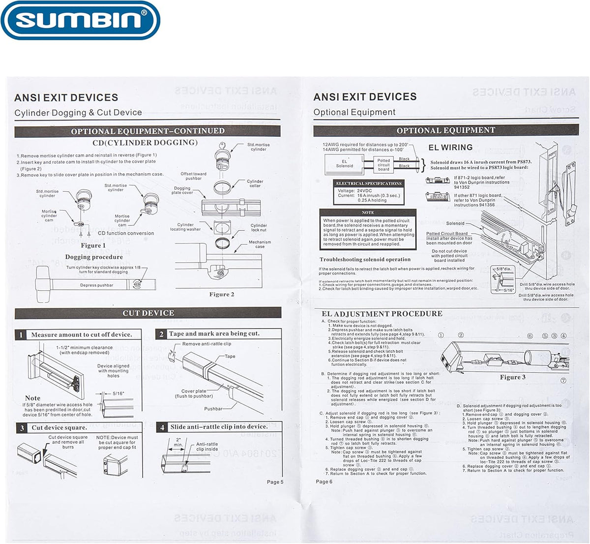 Stainless Steel Push Panic Bar and Panic Exit Device X4666