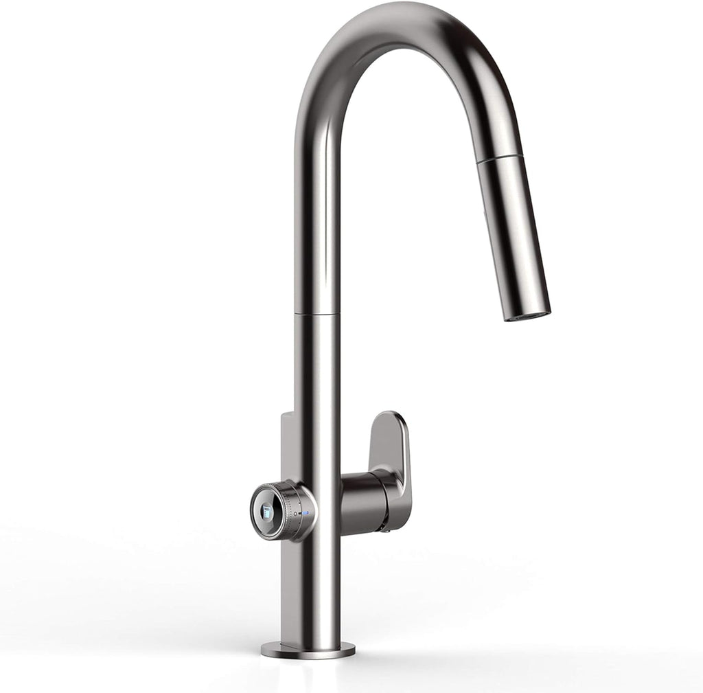 Polished Chrome Single-Handle Pull Down Kitchen Faucet I699137