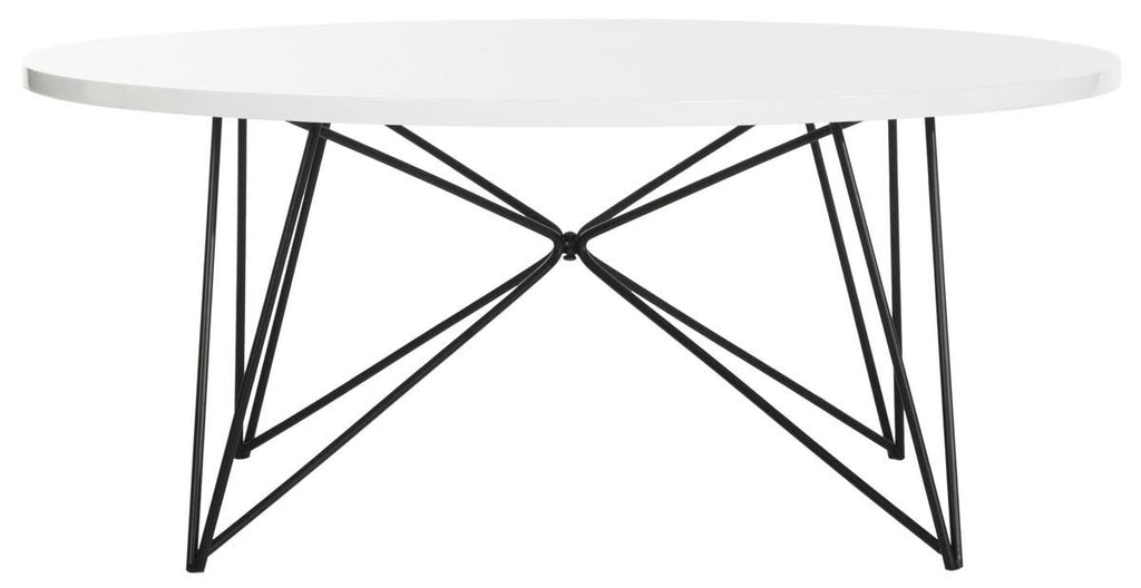 Lacquer White Coffee Table T4640