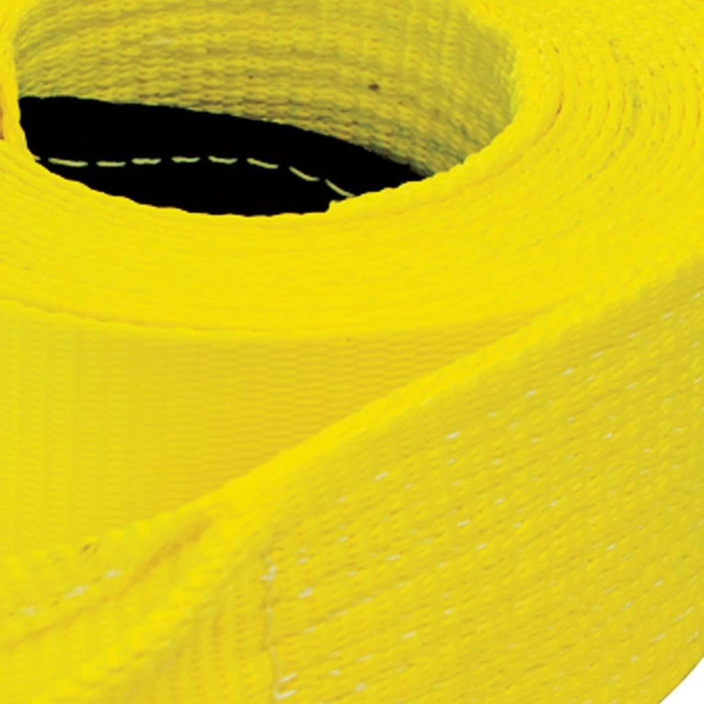Tow Strap with Reinforced Eyes, 4 Inch x 20 Foot, 2 Pack, 10,000 Pound Towing Capacity O103