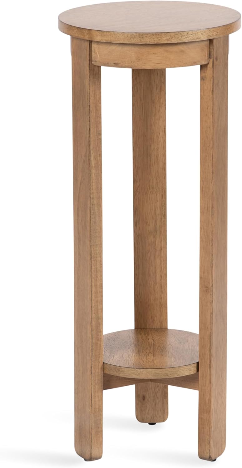 Natural Two-Tier Circle Plant Stand I730296