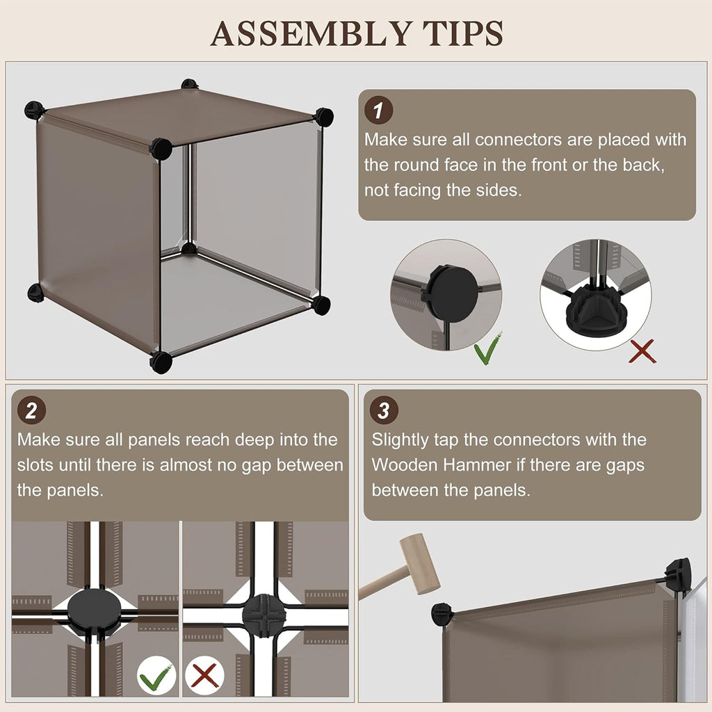 20-Cube Plastic Cube Storage Organizer E8814